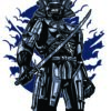 Samurai Robot Skull
